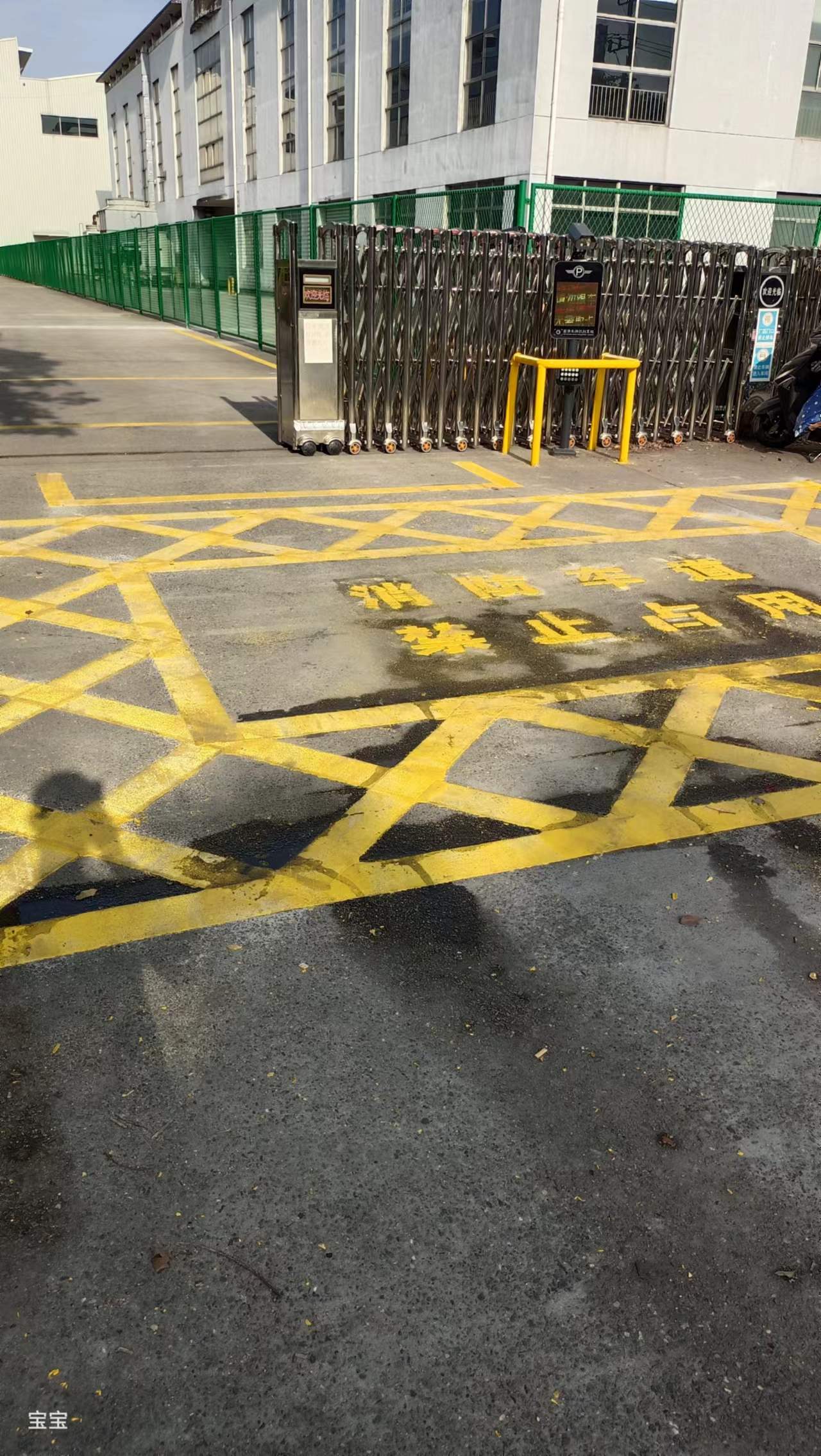 博山马路划线